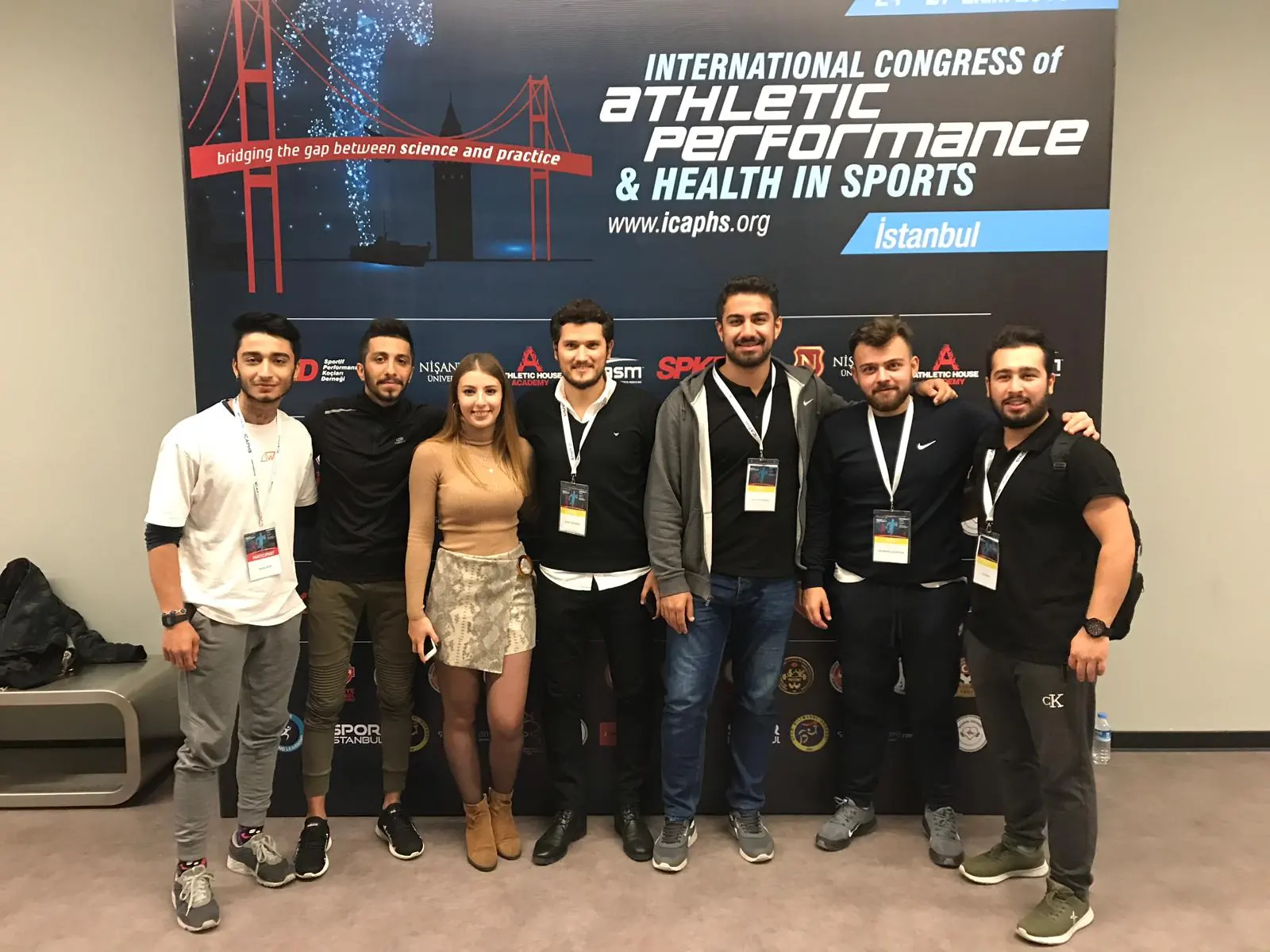 ICAPHS 2019 kongresinde ekip